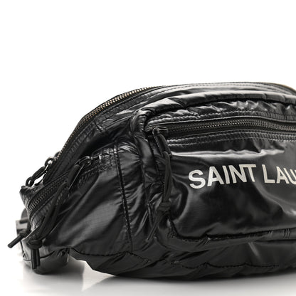 Saint Laurent Nylon Logo Nuxx Body Belt Bag Black 8 of 10