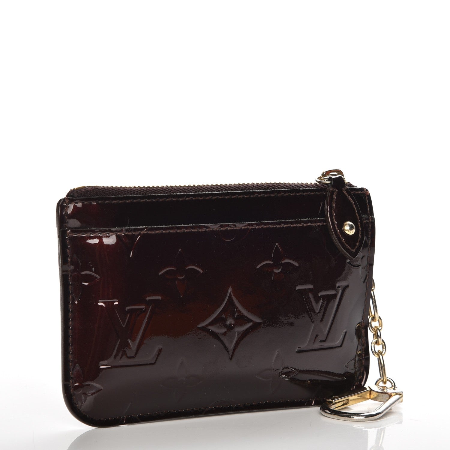 Louis Vuitton Vernis Key Pouch Amarante 3 of 9