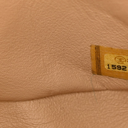 Chanel Lambskin Quilted Jumbo Double Flap Beige 7 of 19