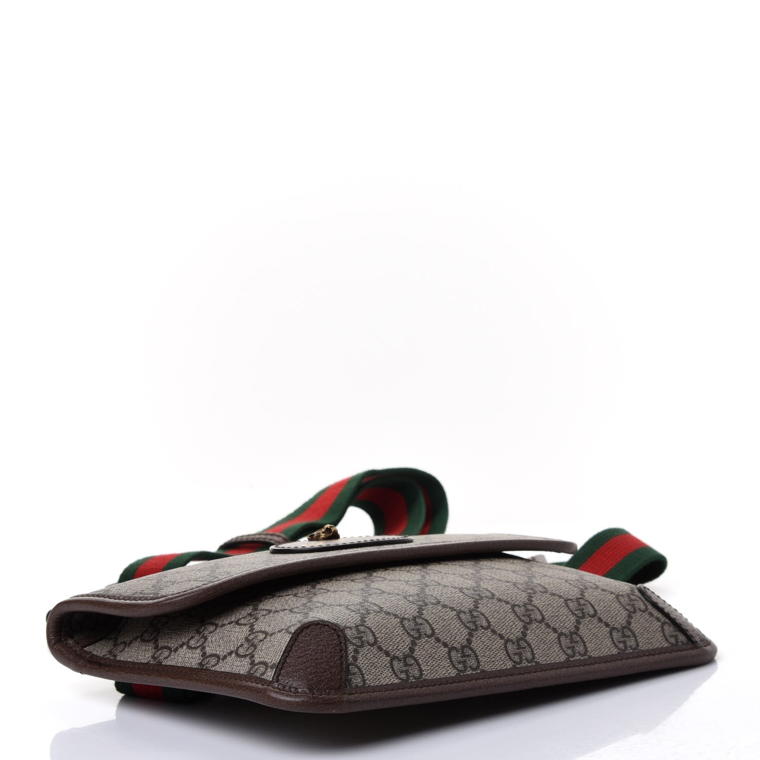 Gucci GG Supreme Monogram Neo Vintage Web Belt Bag Brown 3 of 4