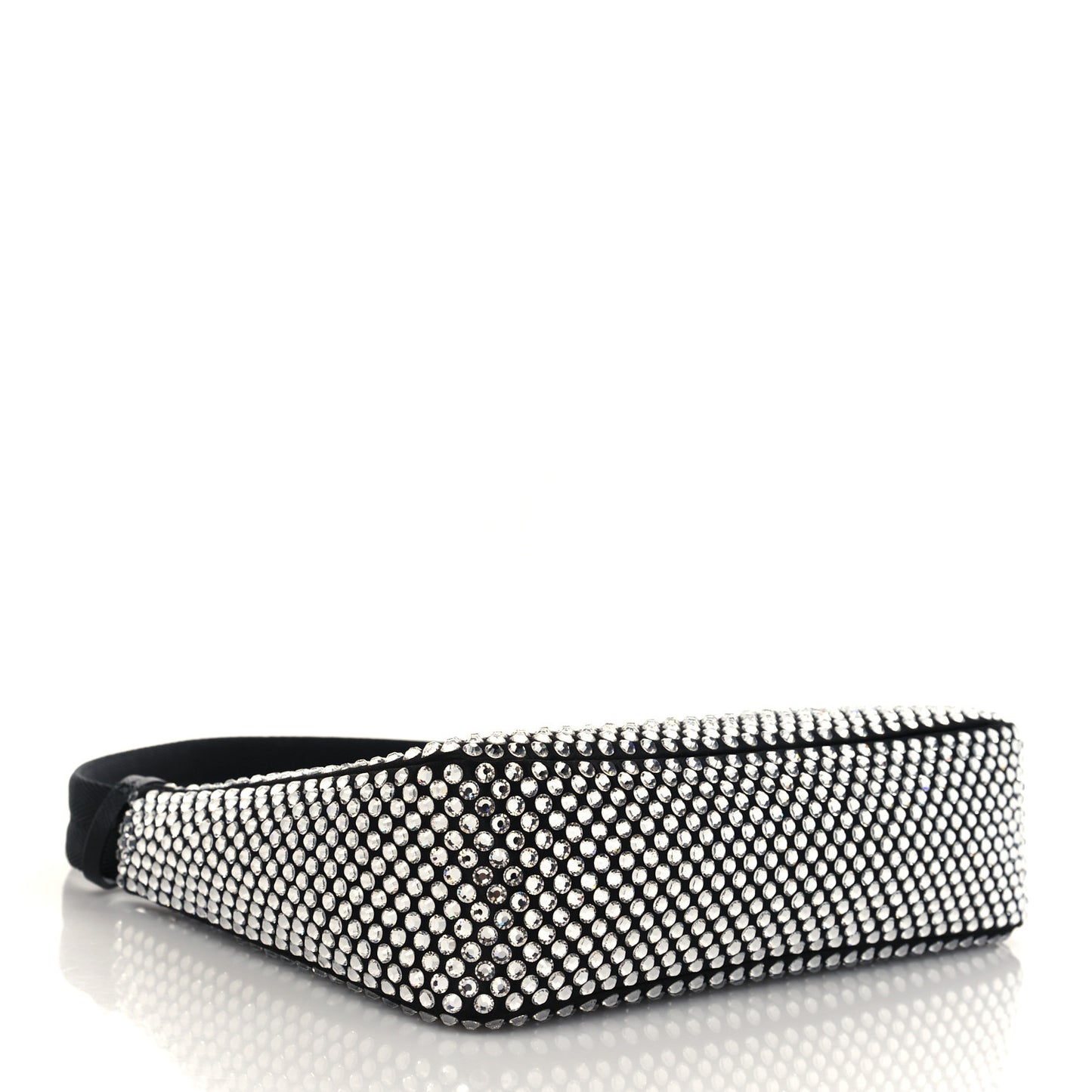 Satin Crystal Mini Re-Edition 2000 Bag Cristal