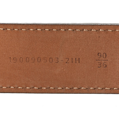 Fendi Calfskin Baguette Belt 90 36 Black 6 of 6
