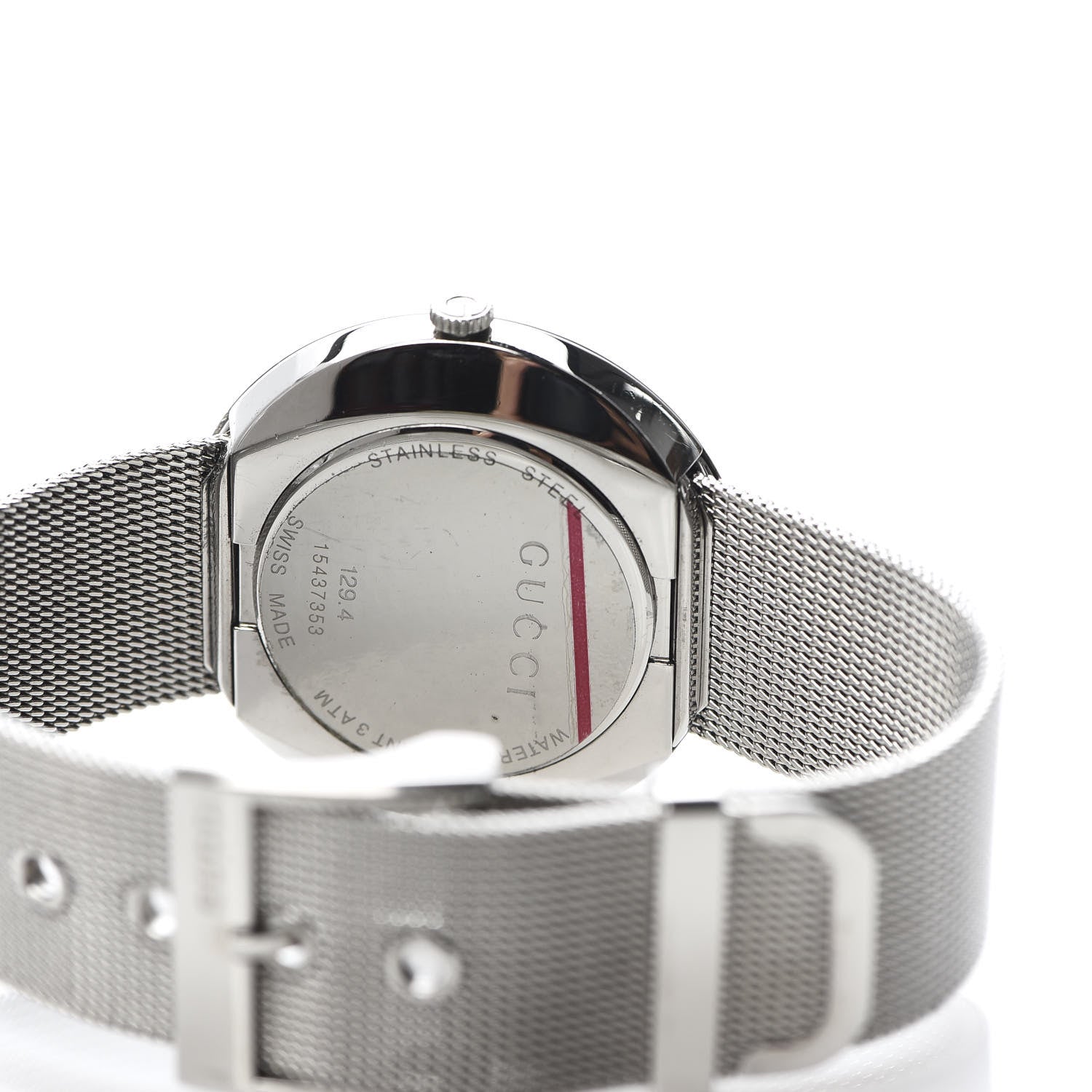 Gucci Stainless Steel 36mm U-Play Mesh Quartz Watch 5 of 6