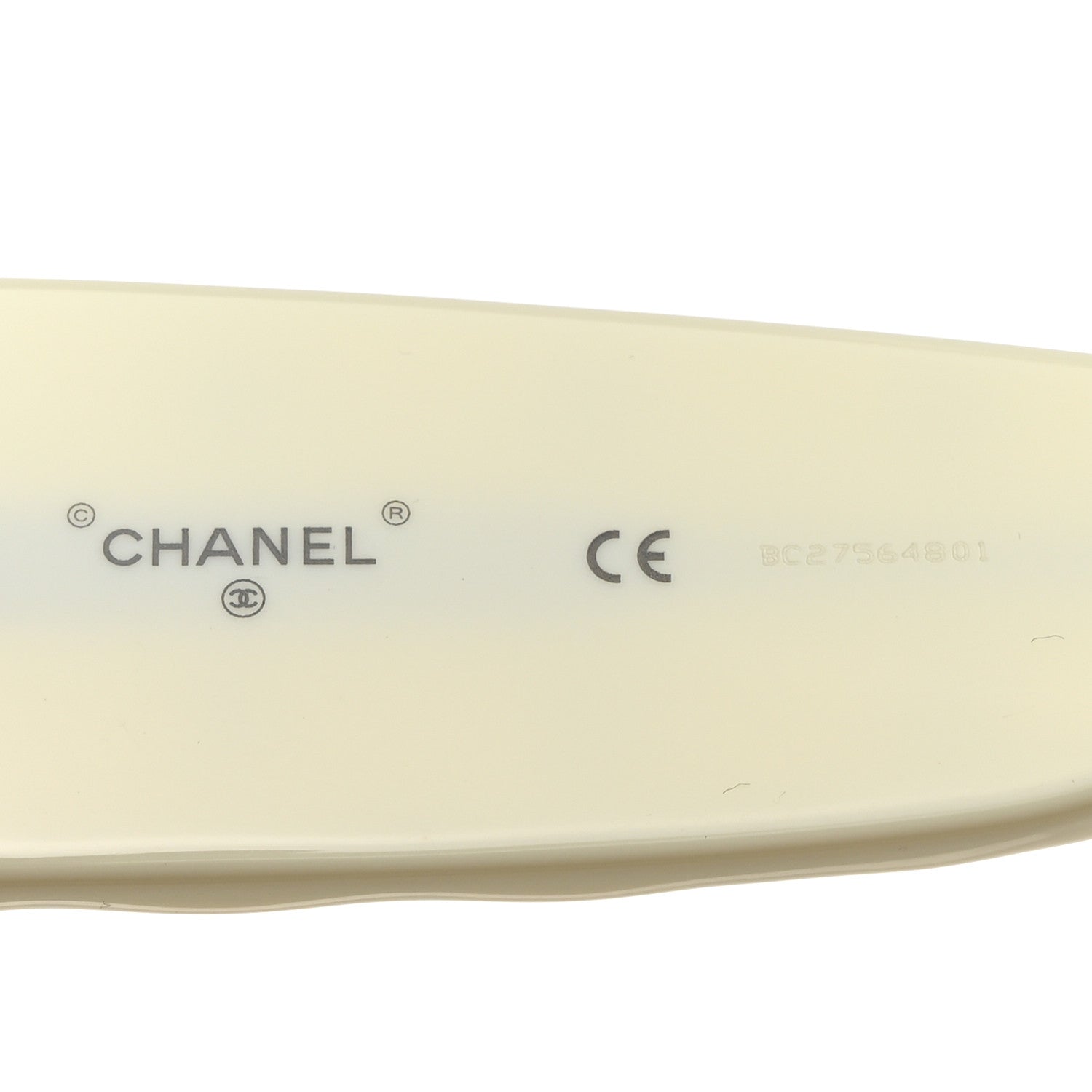 Chanel Acetate Quilted CC Pilot Sunglasses 71465 White Black 6 of 8