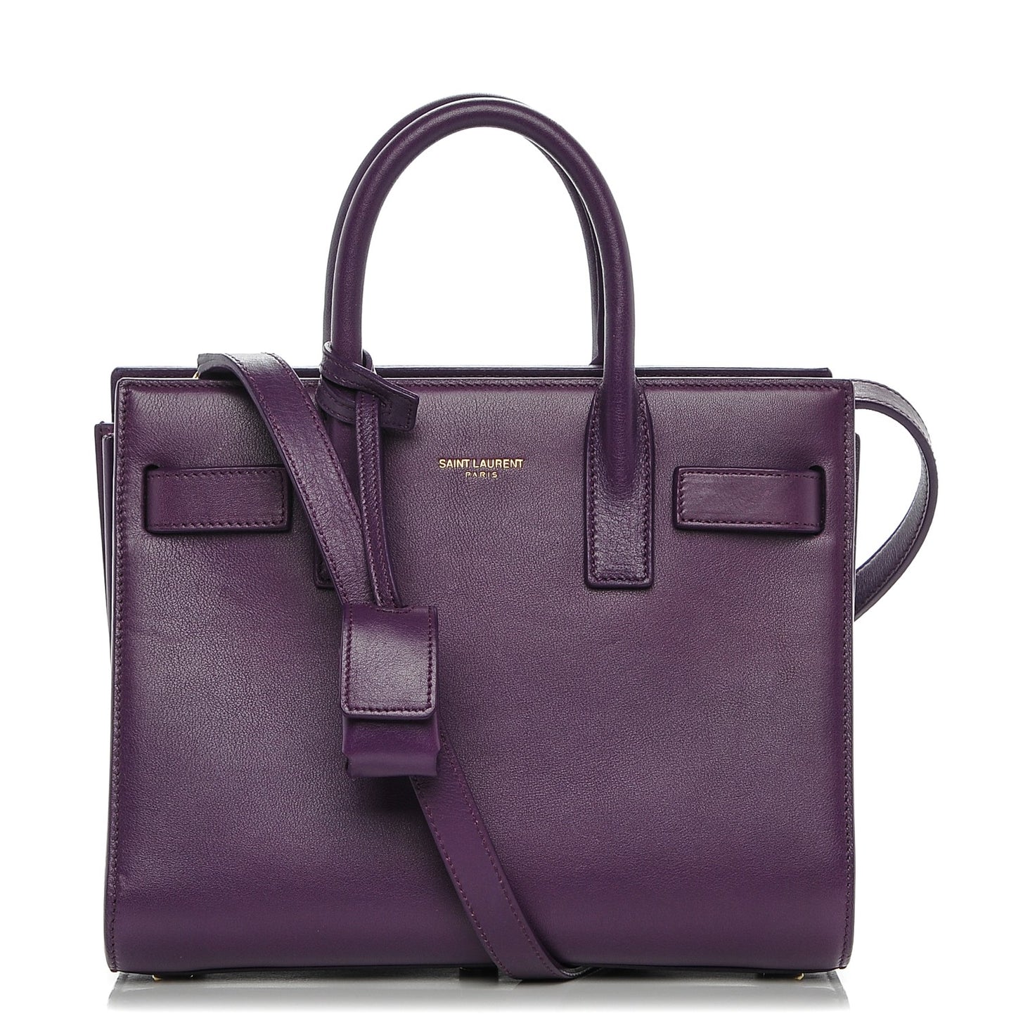 Calfskin Nano Sac De Jour Purple