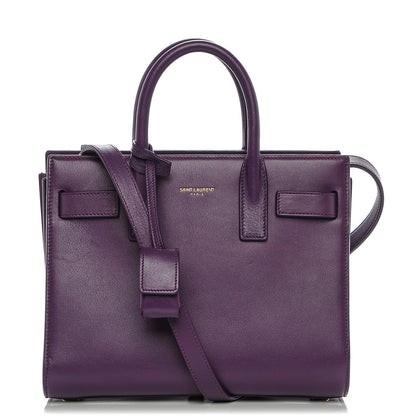 Saint Laurent Calfskin Nano Sac De Jour Purple 1 of 6