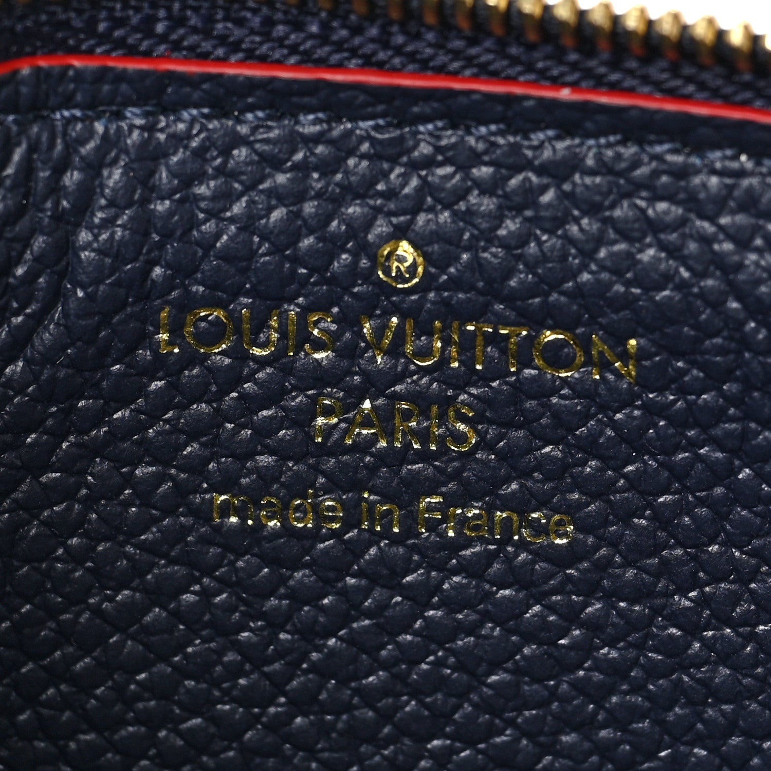Louis Vuitton Empreinte Recto Verso Card Holder Marine Rouge 6 of 6