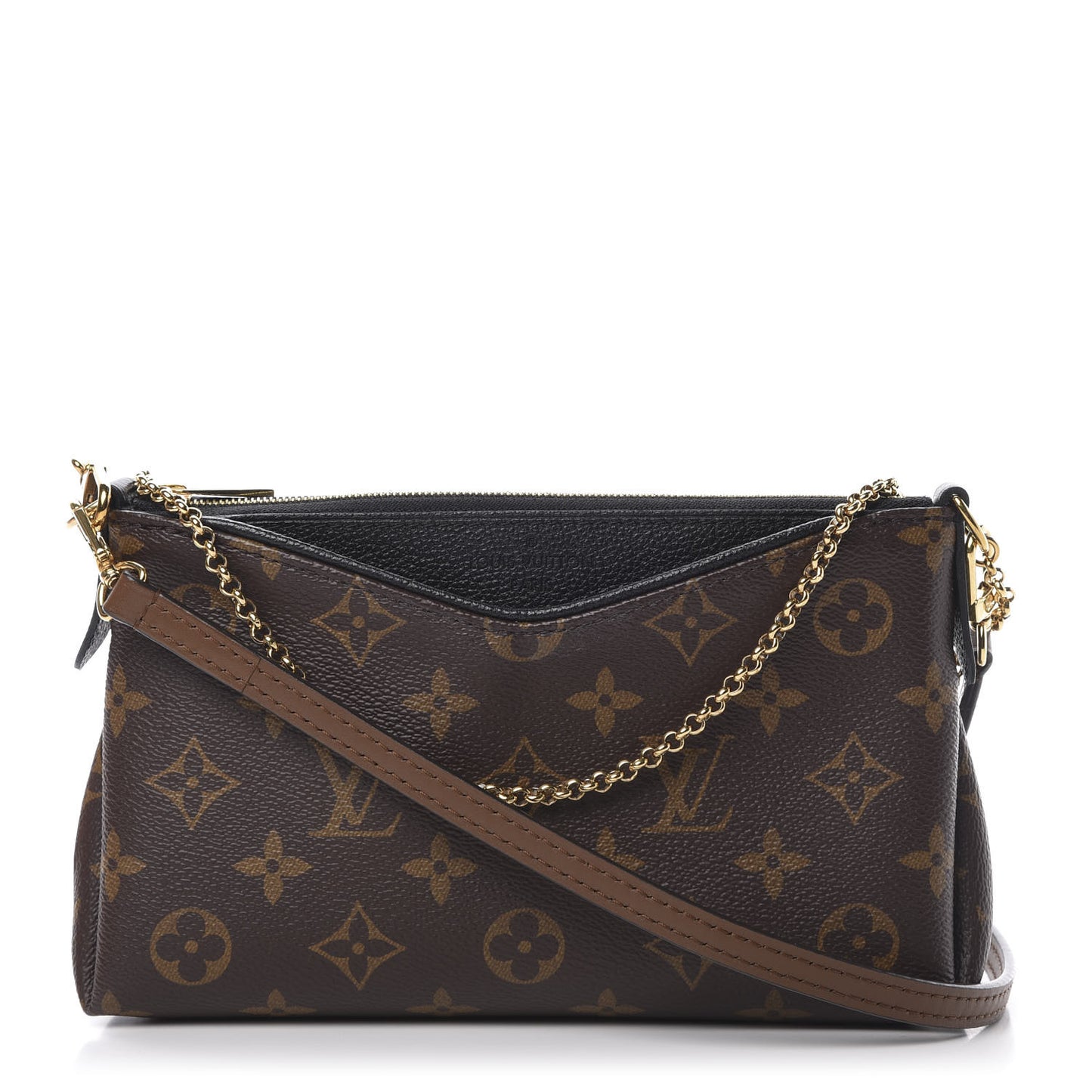 Monogram Pallas Clutch Black