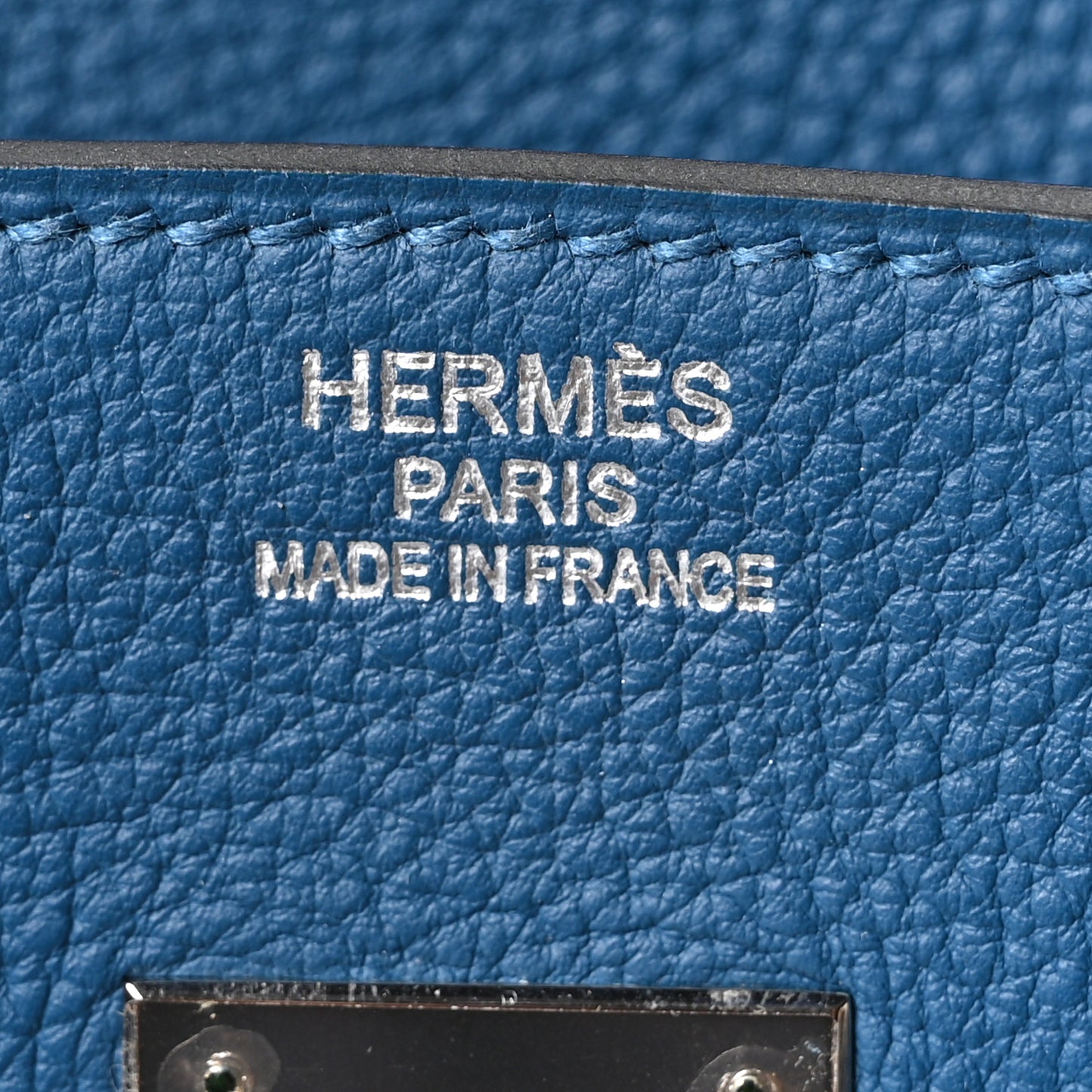 Togo Birkin 35 Bleu Izmir