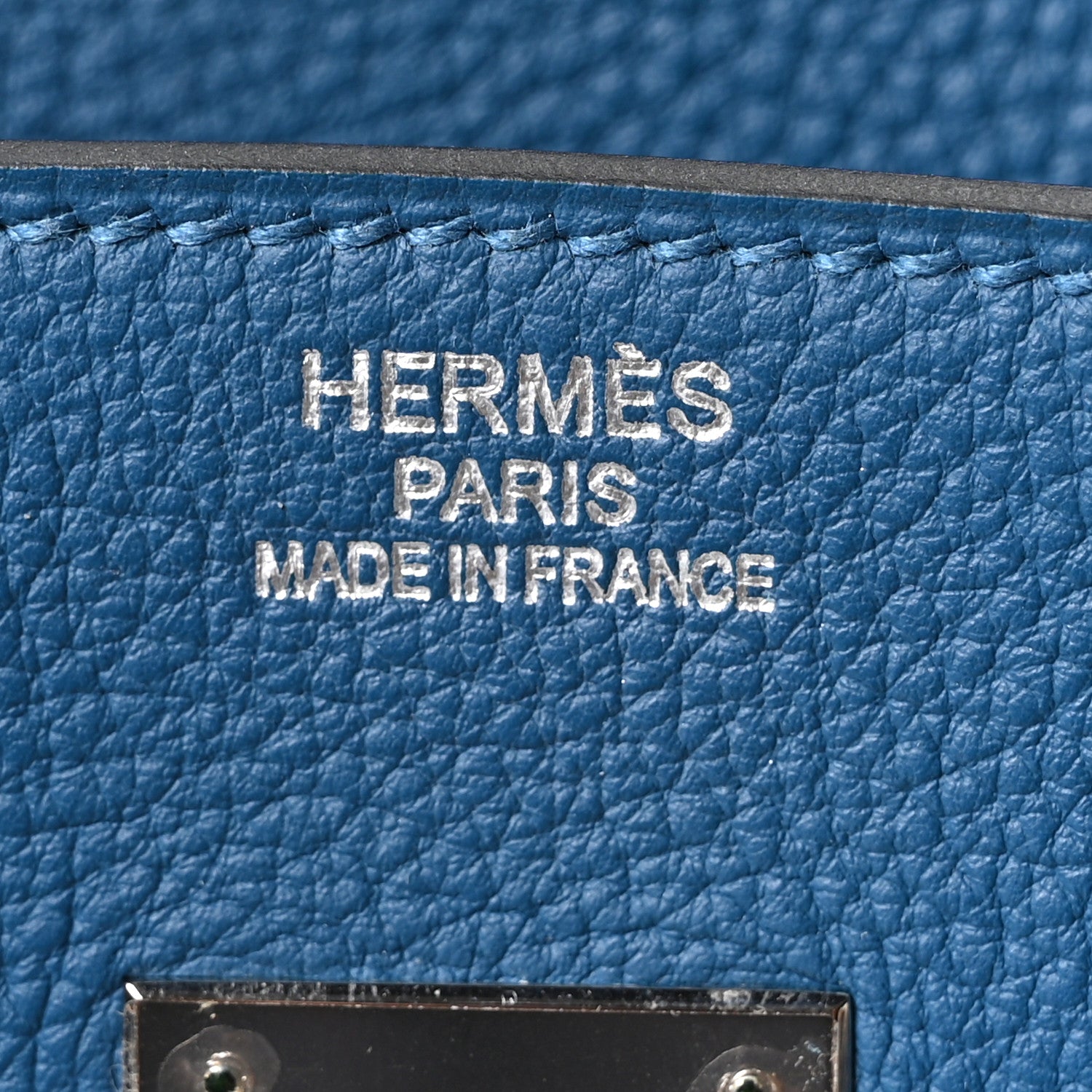 Hermes Togo Birkin 35 Bleu Izmir 6 of 10
