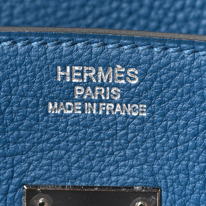 Hermes Togo Birkin 35 Bleu Izmir 6 of 10