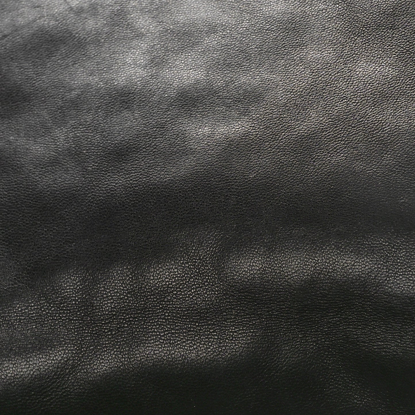 Lambskin Cannage Wallet on Chain Black