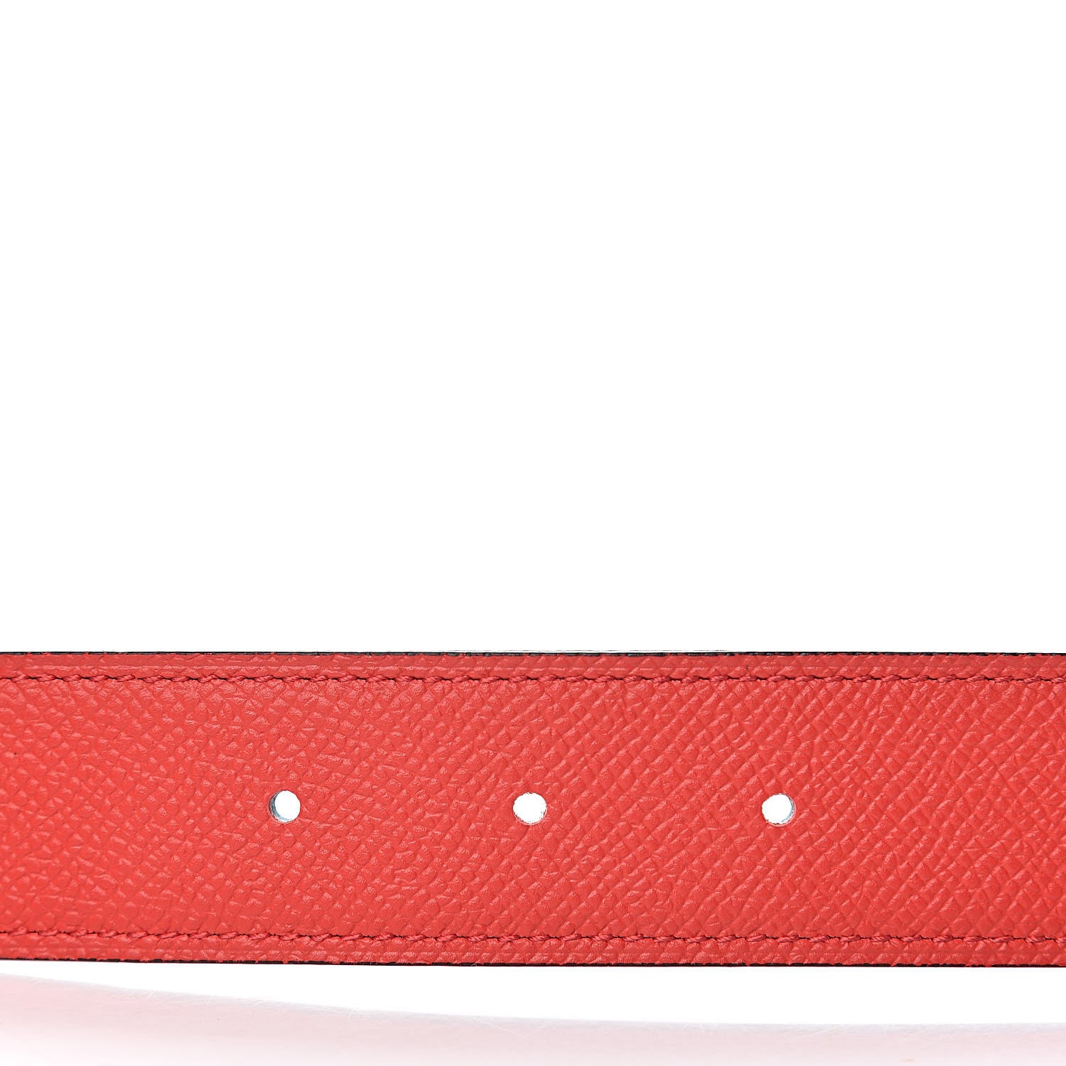 Hermes Epsom 32mm Belt Strap 105 Rouge De Coeur Bleu Du Nord 4 of 6