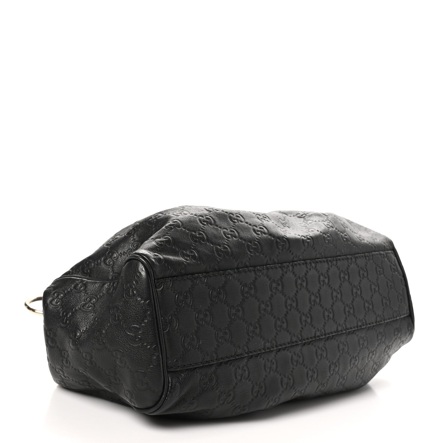 Gucci Guccissima Medium Sukey Tote Black 4 of 11