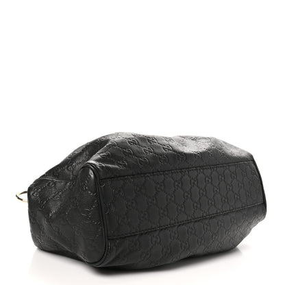 Gucci Guccissima Medium Sukey Tote Black 4 of 11
