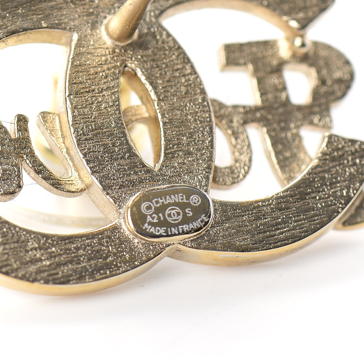 Crystal CC Forever Earrings Gold