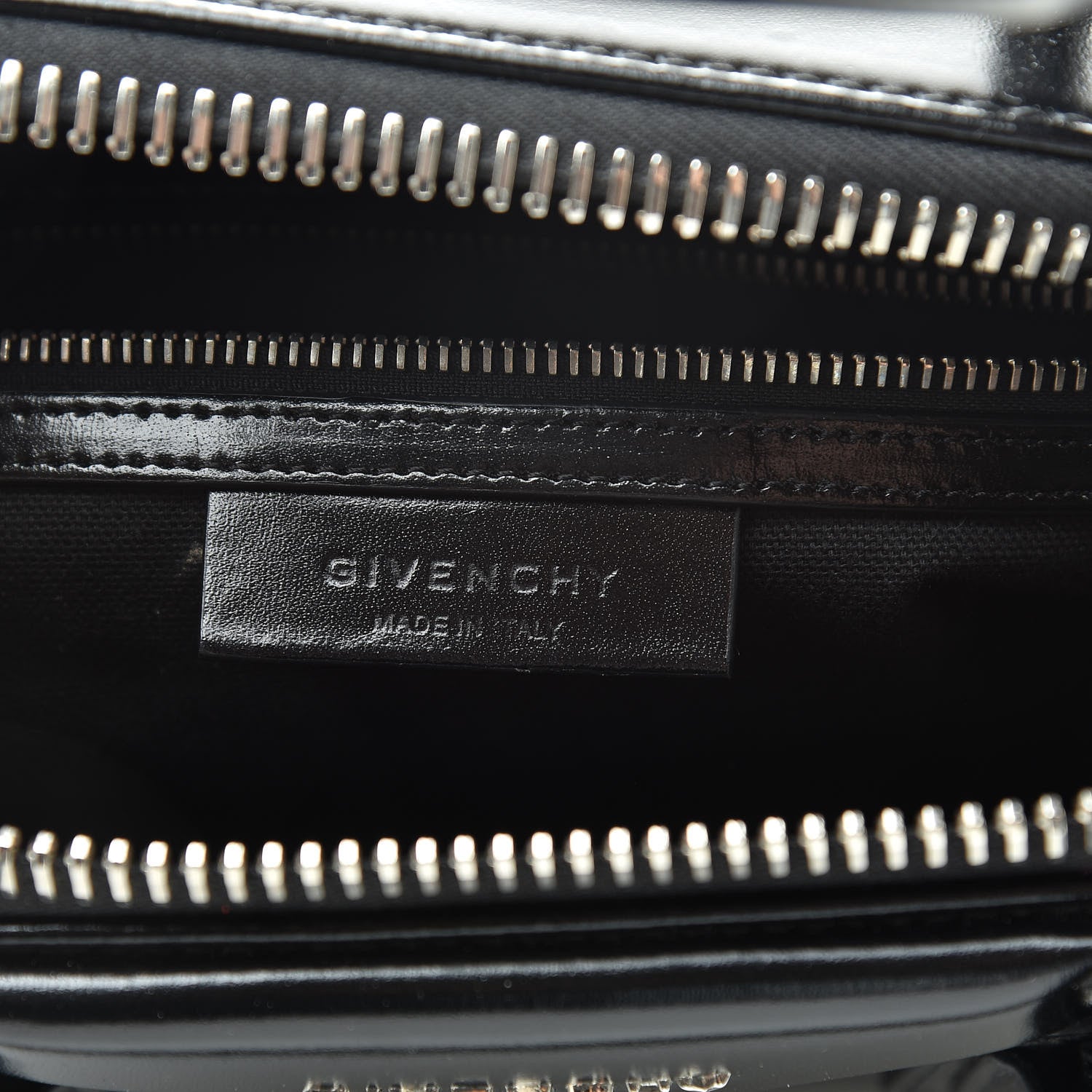 Givenchy Shiny Lord Calfskin Small Antigona Black 6 of 10