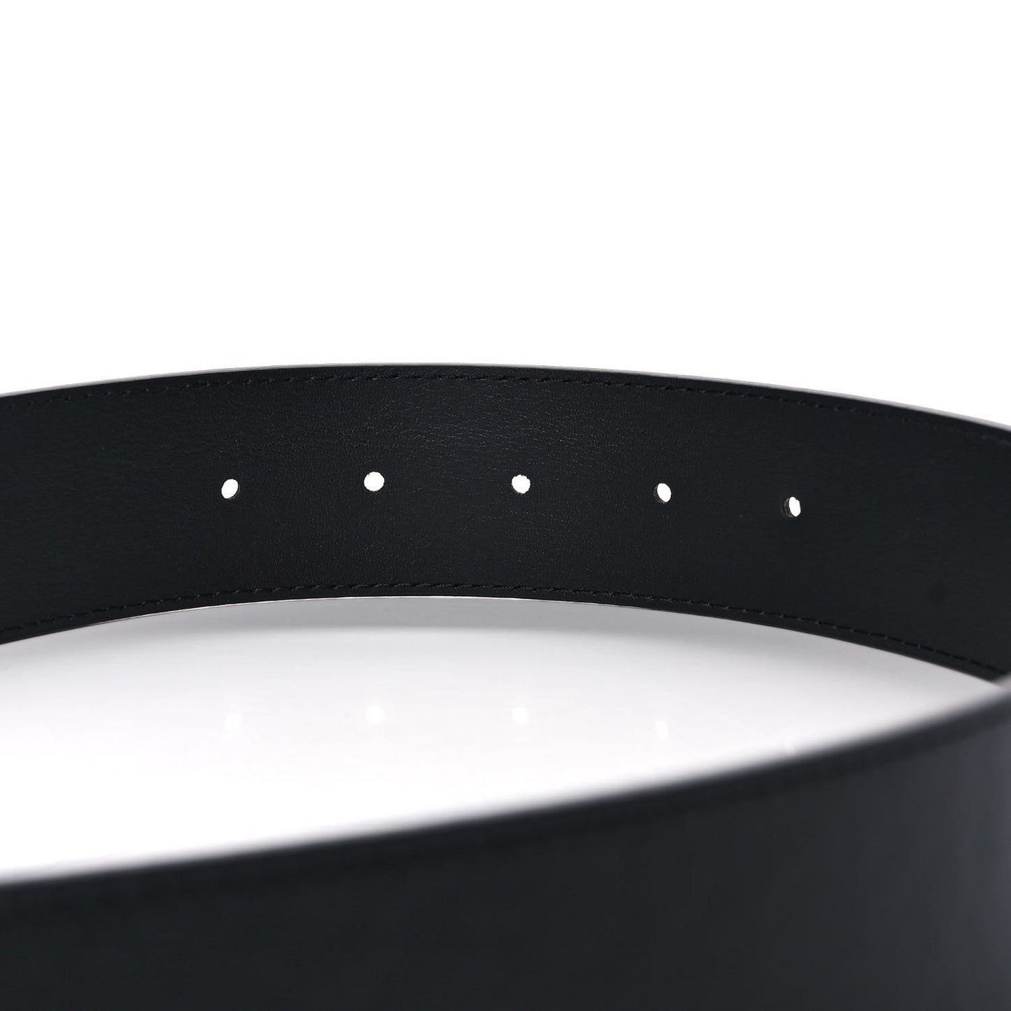 Calfskin 40mm LV Initiales Flags Belt 90 36 Black