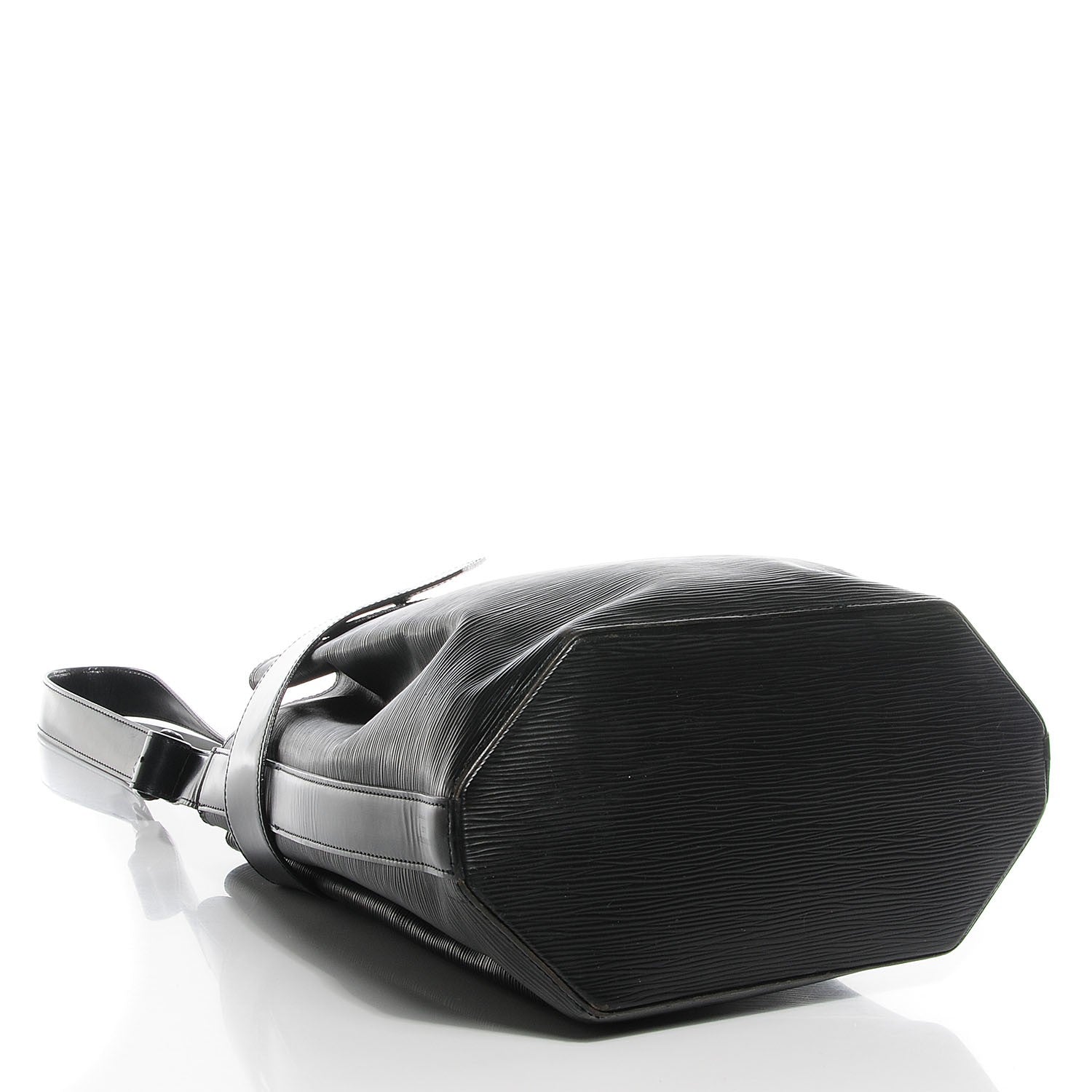Louis Vuitton Epi Sac D'Epaule GM Black 4 of 7