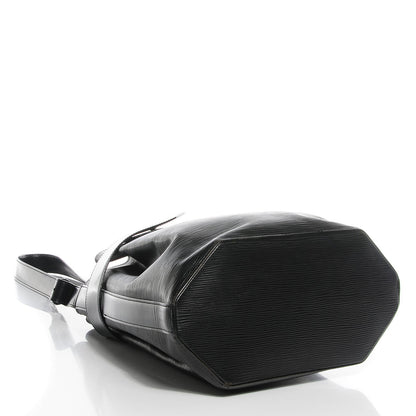 Louis Vuitton Epi Sac D'Epaule GM Black 4 of 7