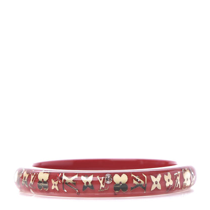 Louis Vuitton Resin Swarovski TPM Inclusion Bracelet Medium Pomme D'Amour 1 of 3