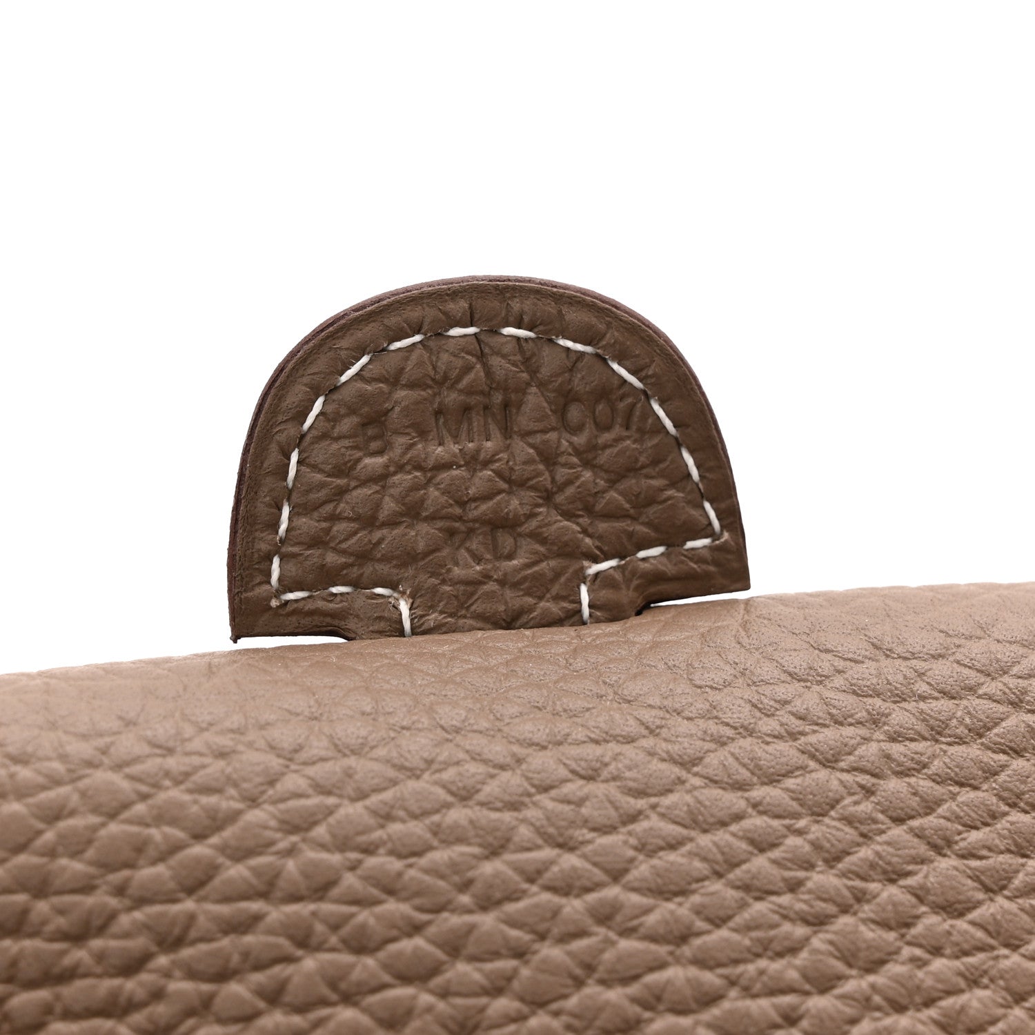 Hermes Taurillon Clemence Evelyne III PM Etoupe 7 of 12