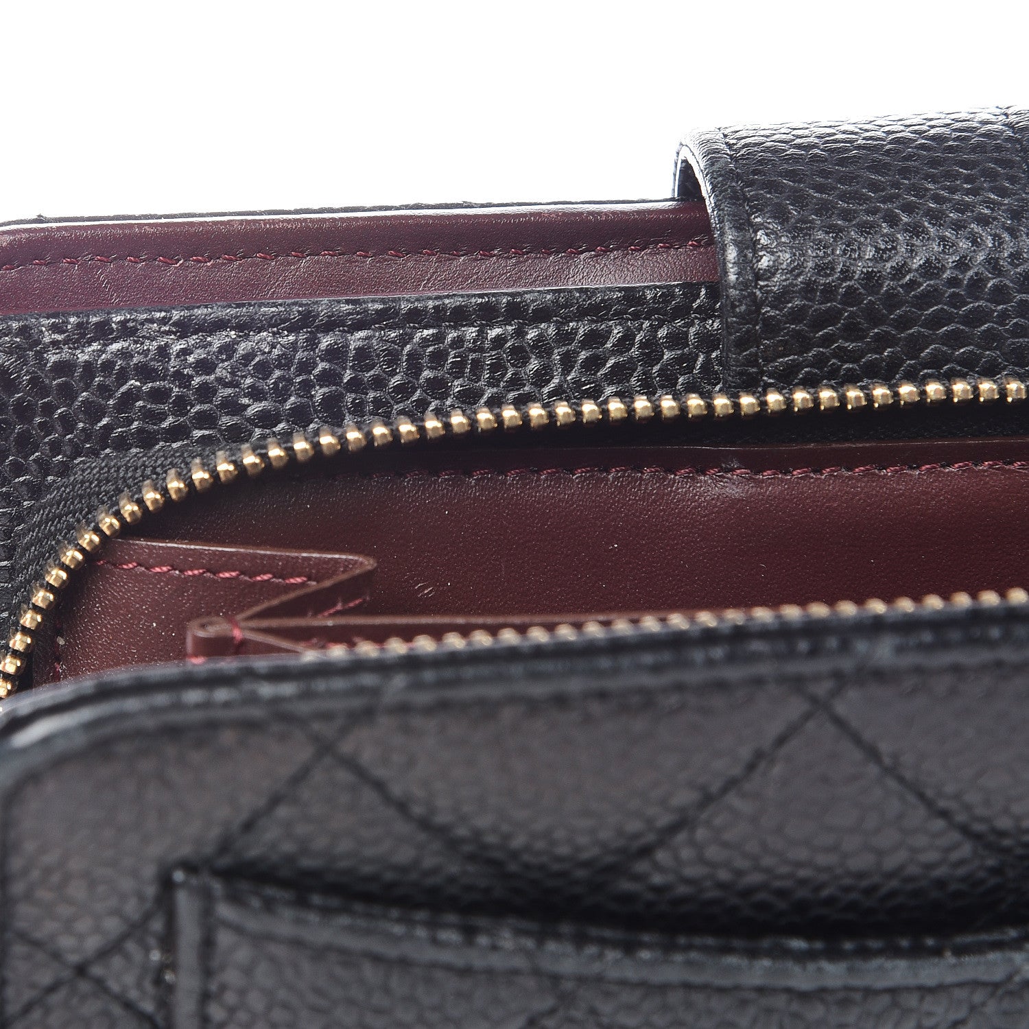 Chanel Caviar Quilted Zipped Pocket Wallet Black 19 of 19