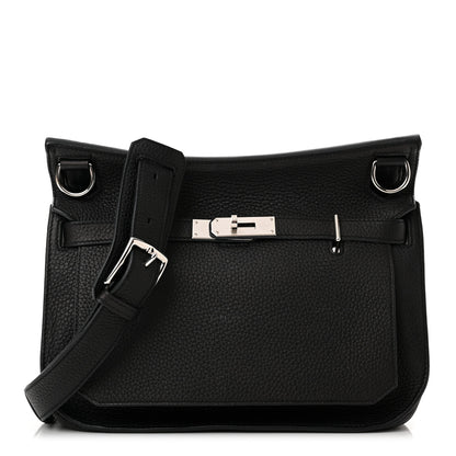 Hermes Taurillon Clemence Jypsiere 28 Black 1 of 10