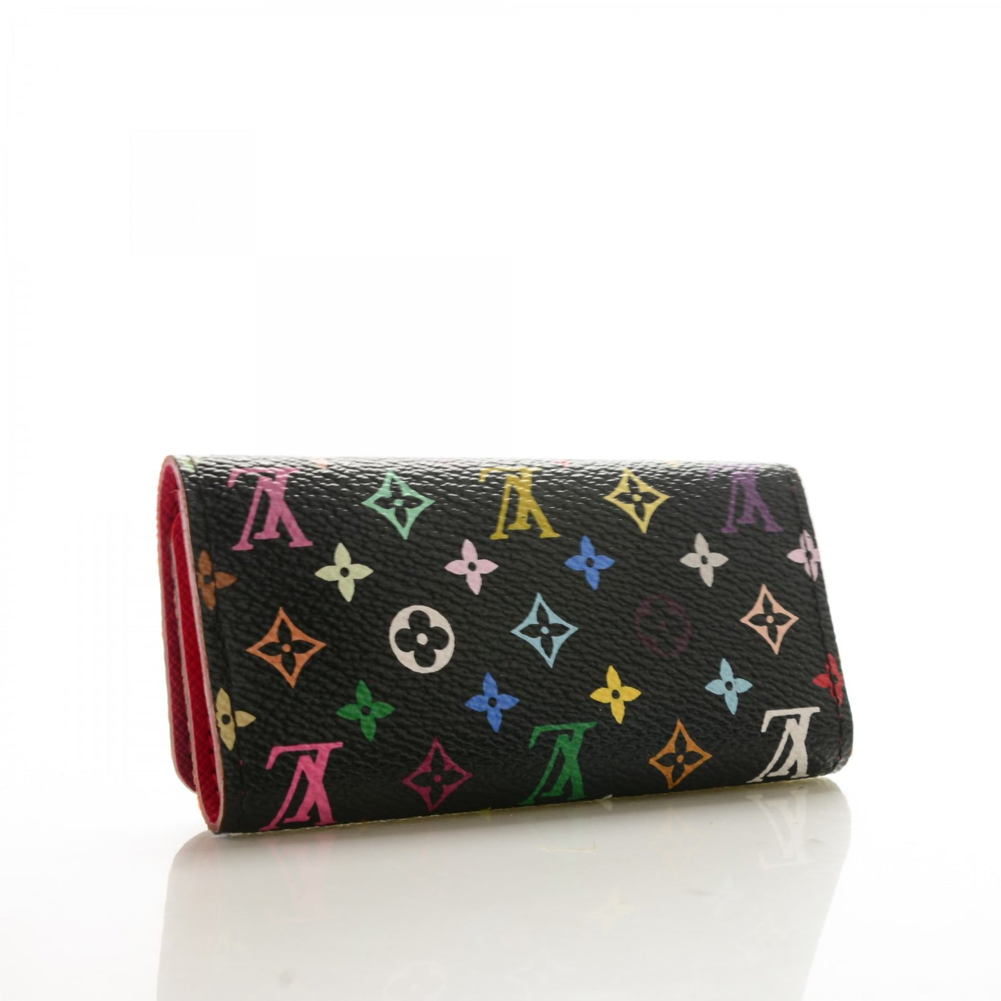 Monogram Multicolor Multicles 4 Key Holder Black Grenade