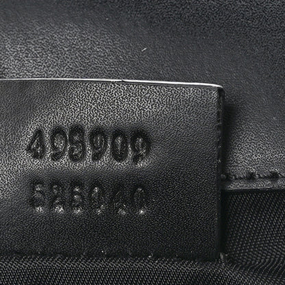 Gucci GG Supreme Monogram Web Messenger Diaper Bag Black Grey 8 of 10