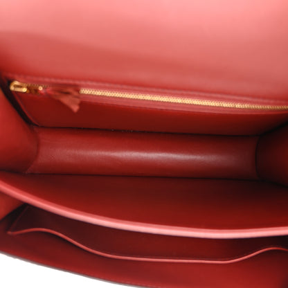 Hermes Shiny Niloticus Crocodile Constance 24 Rouge H 5 of 10