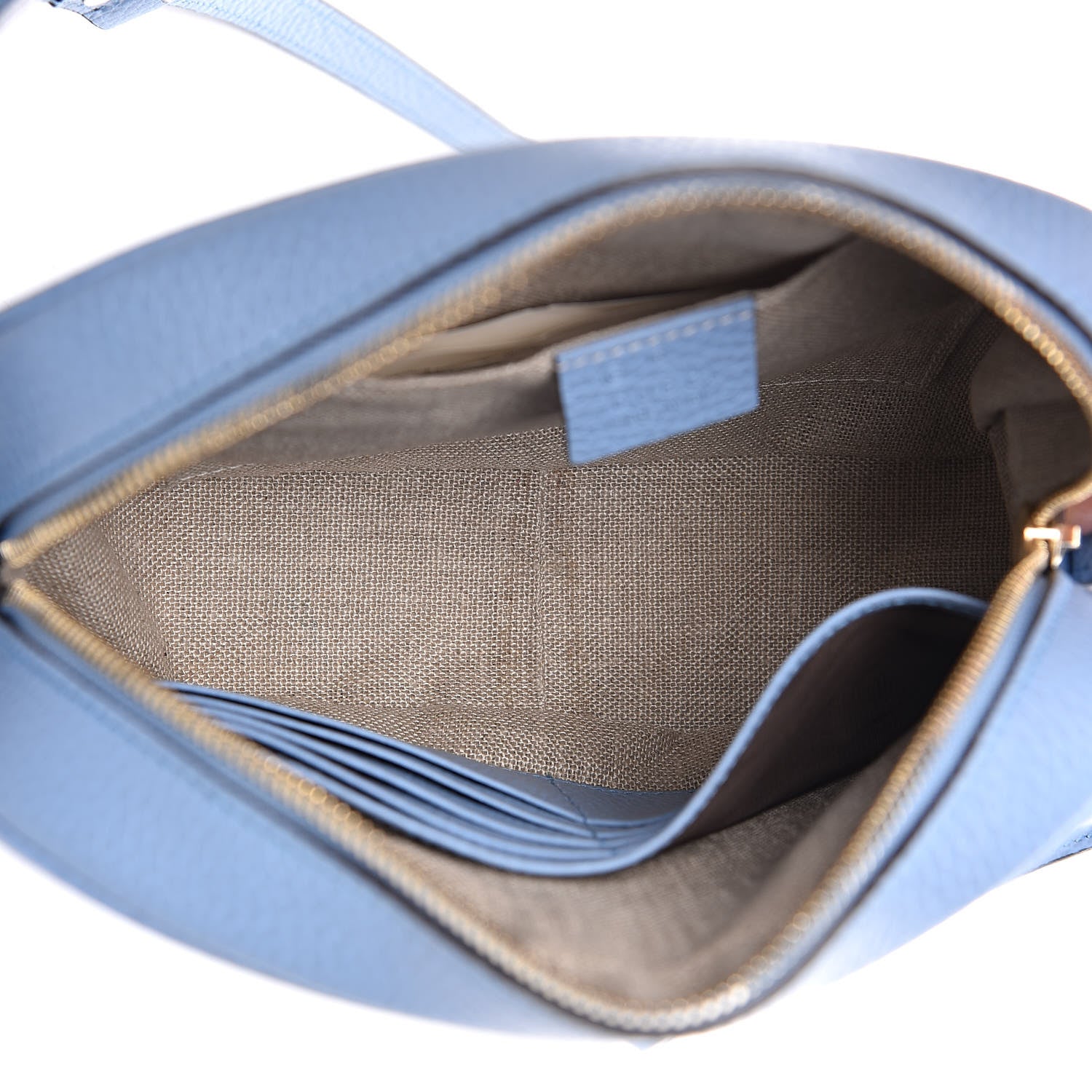 Gucci Monogram Mini Bree Messenger Bag Beige Mineral Blue 5 of 11