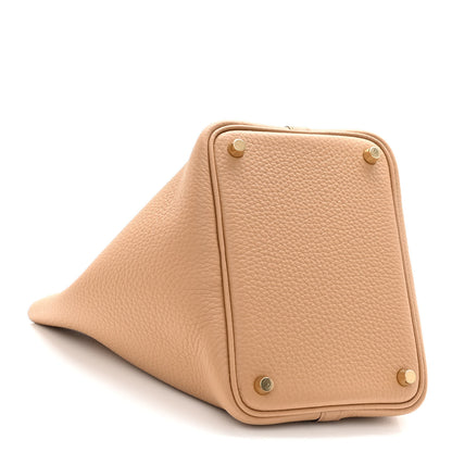 Hermes Taurillon Clemence Picotin Lock 18 PM Chai 3 of 9