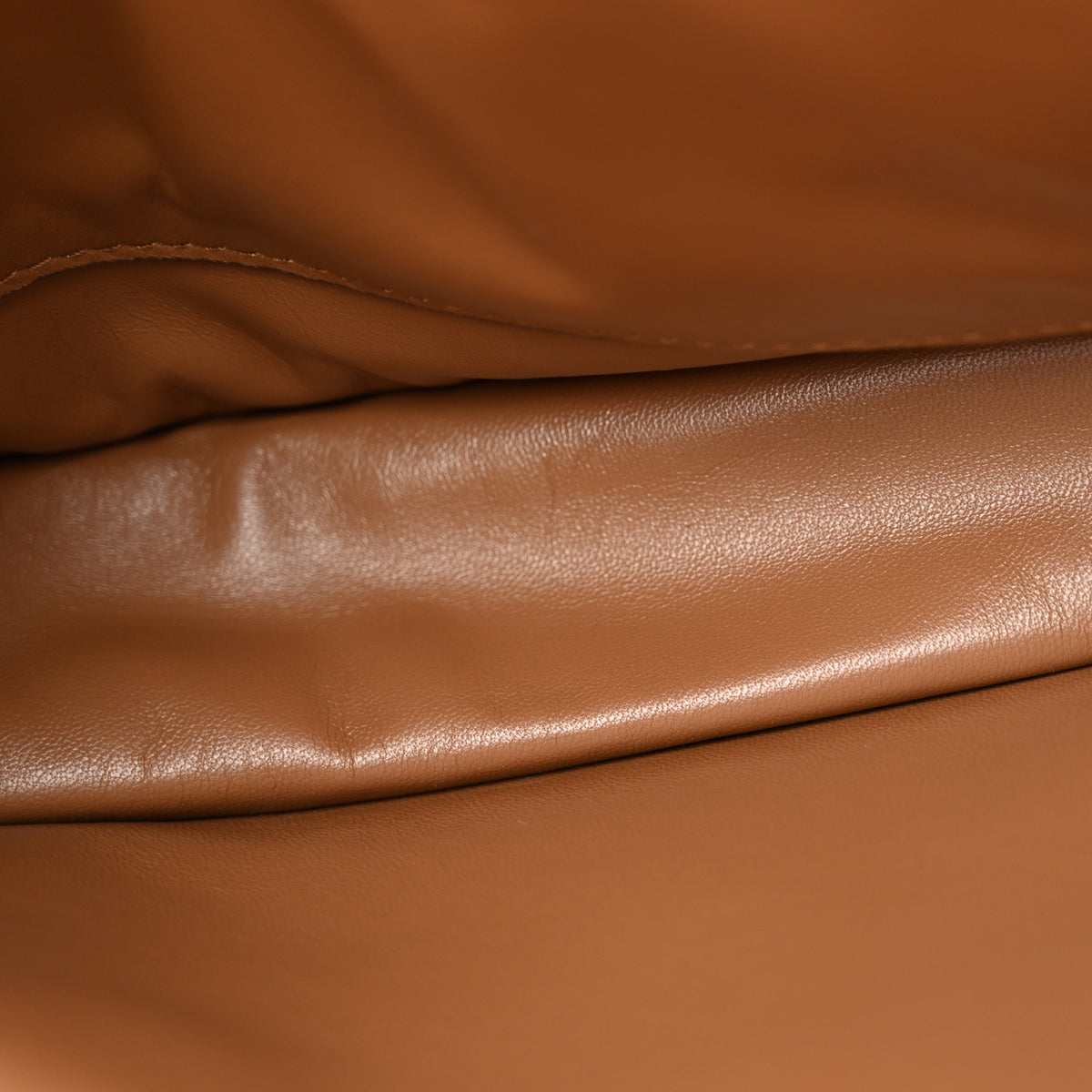 Prada Calfskin Medium Soft Sound Shoulder Bag Caramel 6 of 12