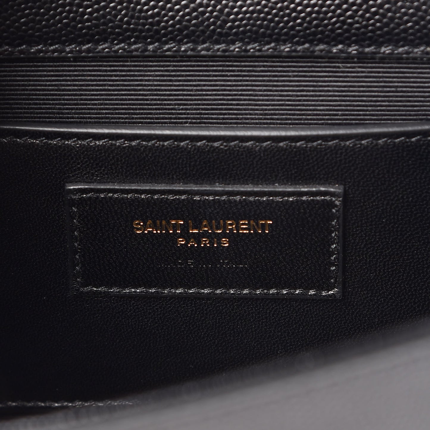 Grain De Poudre Medium Classic Monogram Kate Satchel Black