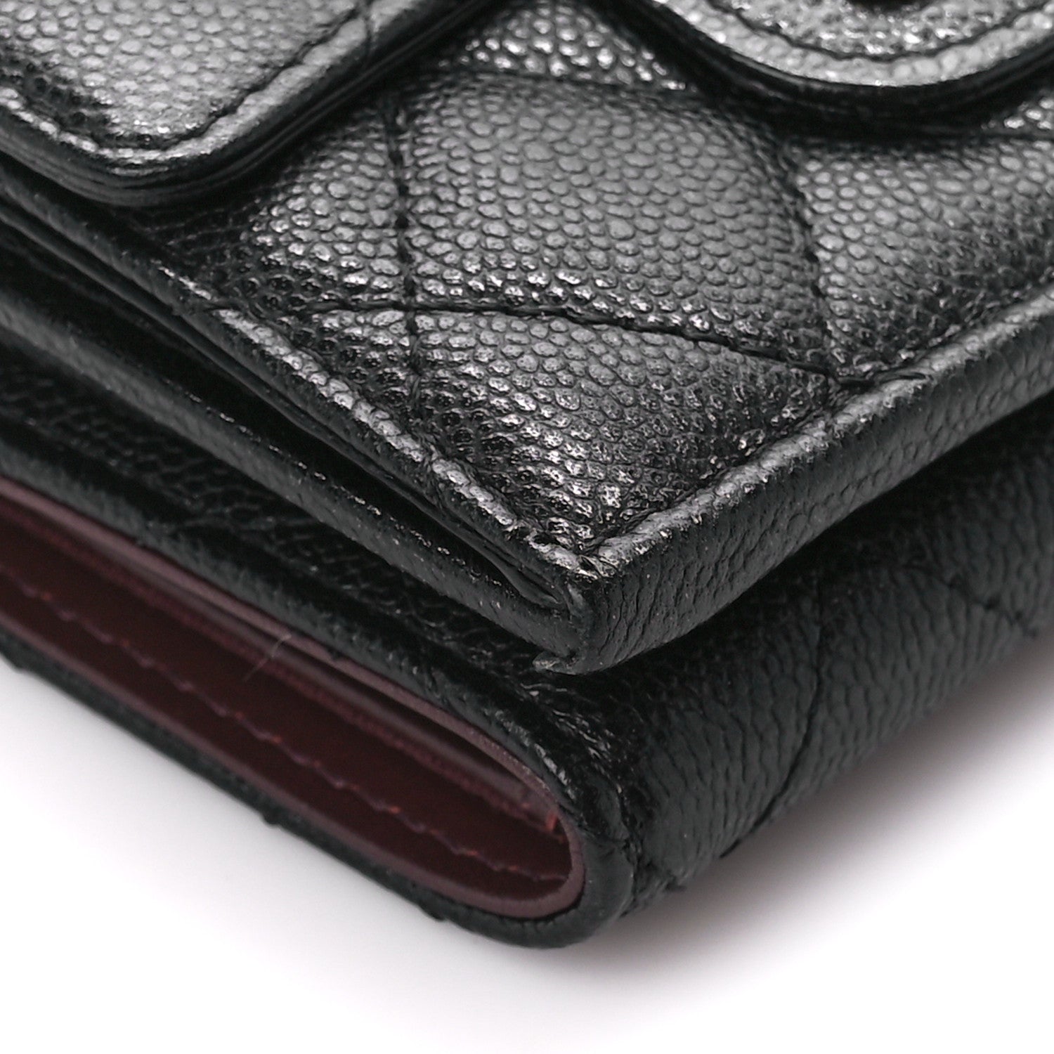 Chanel Caviar Quilted Double Flap Wallet Black 12 of 15