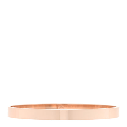 Hermes 18K Rose Gold Diamond PM Kelly Pave Bracelet ST 2 of 3