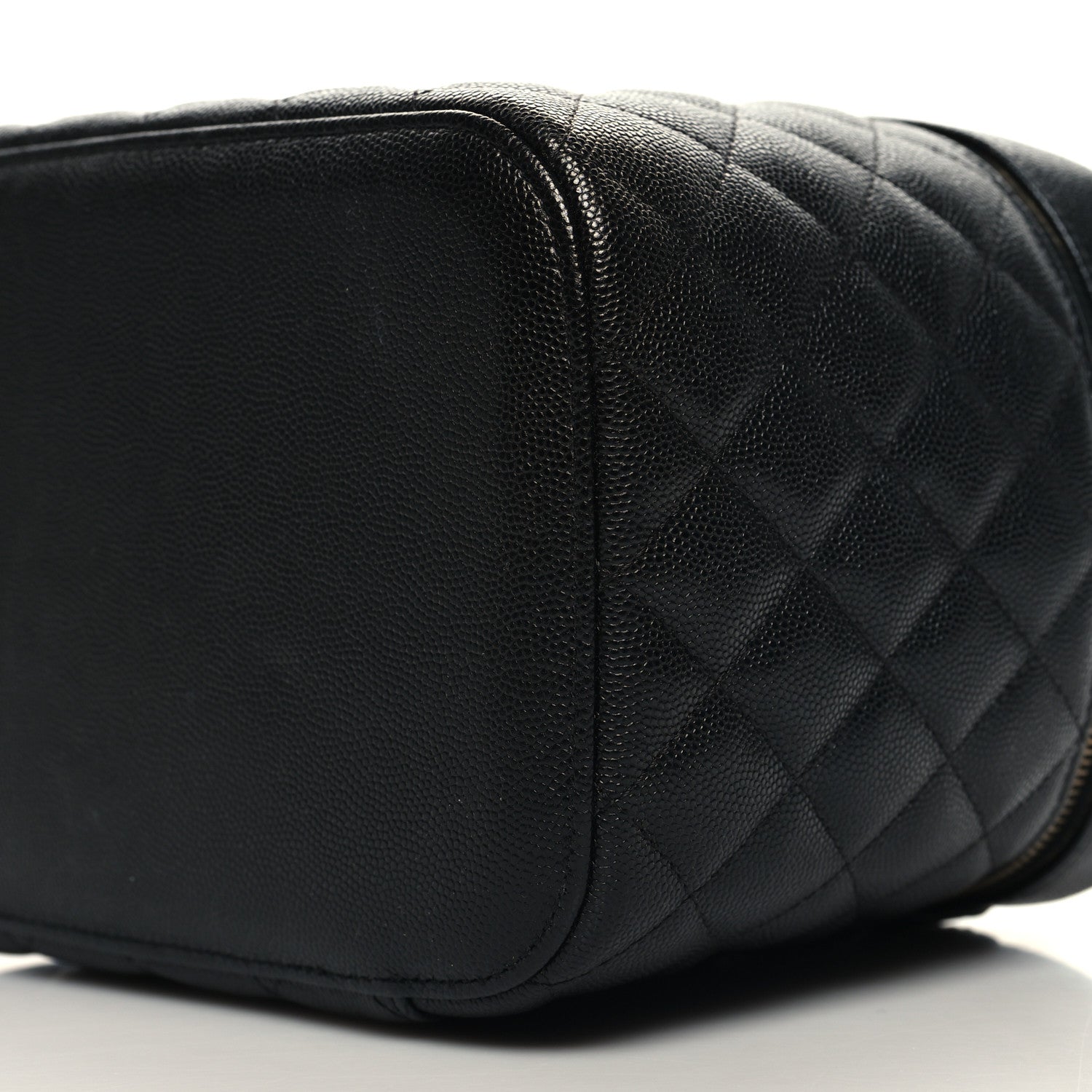 Chanel Caviar Quilted Large Vanity Pouch Navy 10 of 10