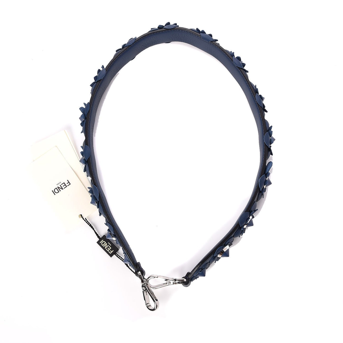 Vitello Dolce Flowerland Studded Strap You Blue