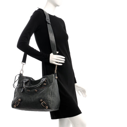 Balenciaga Agneau Giant 21 Rose Gold Hardware Velo Anthracite 2 of 9