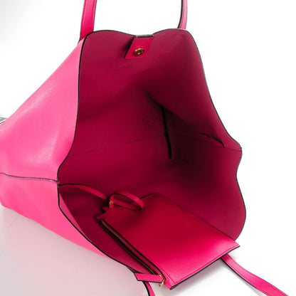 Saint Laurent Calfskin Large Shopping Tote Fuchsia 5 of 10