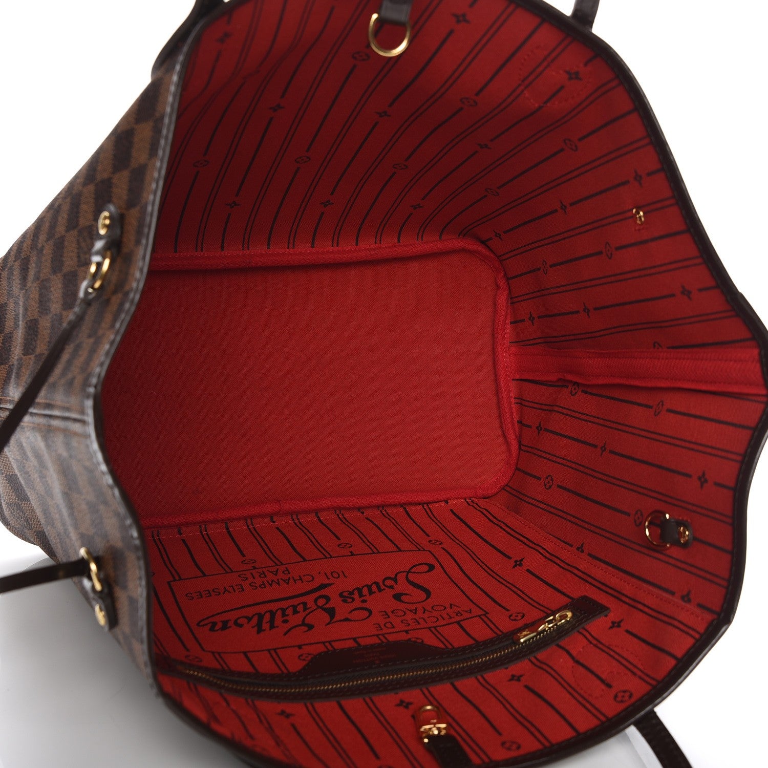 Louis Vuitton Damier Ebene Neverfull MM 5 of 7