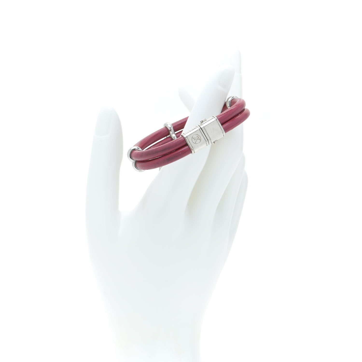 Louis Vuitton Epi Keep It Twice Bracelet 17 Fuchsia 2 of 10