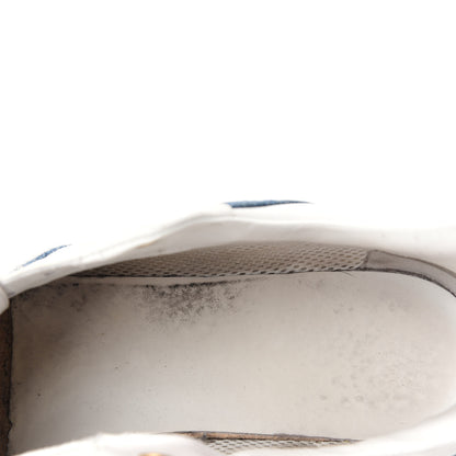 Louis Vuitton Calfskin Monogram Denim Run Away Sneakers 38.5 White 8 of 10