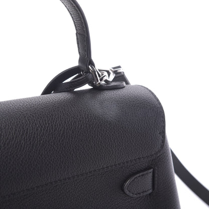 Louis Vuitton Calfskin Lockme Ever BB Black 9 of 13