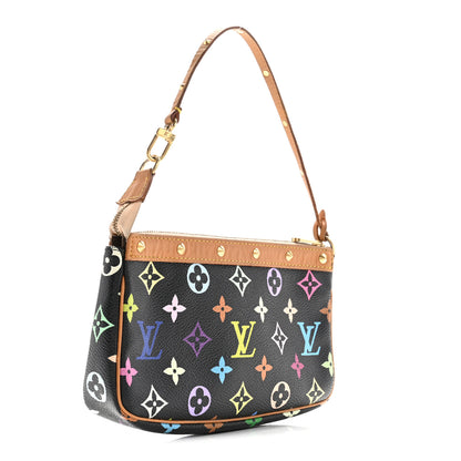 Louis Vuitton Monogram Multicolor Pochette Accessories Black 5 of 29