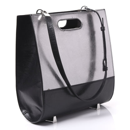 Alexander Wang Metallic Laminated Calfskin Chastity Tote Silver 2 of 9
