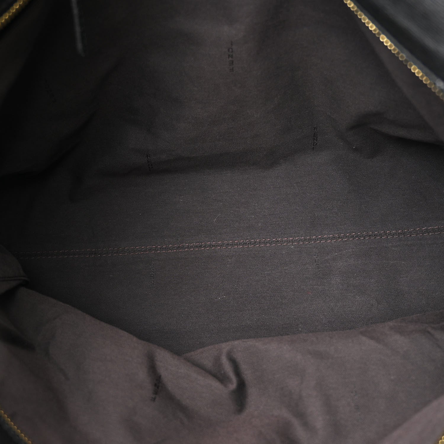 Fendi Zucca Vitello Elite Medium Roll Tote Tobacco Black 5 of 15