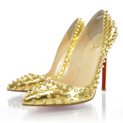 Christian Louboutin Patent Pigalle Spikes 120 Pumps 36.5 2 of 6