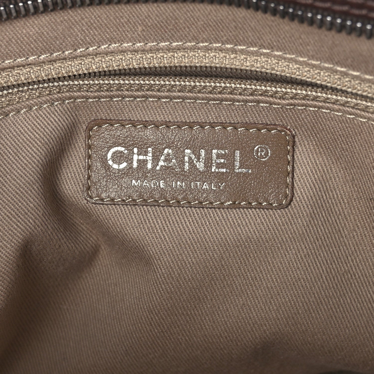 Chanel Calfskin Large Diamond Stitch Tote Brown 8 of 14